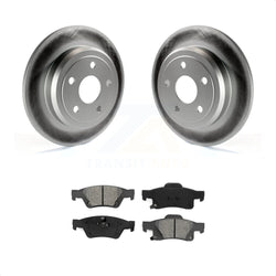 Rear Coated Disc Brake Rotors And Semi-Metallic Pads Kit For Jeep Grand Cherokee Dodge Durango KGS-101255