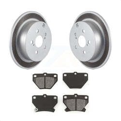 Rear Coated Disc Brake Rotors And Semi-Metallic Pads Kit For Toyota Corolla Matrix Pontiac Vibe Celica KGS-101292