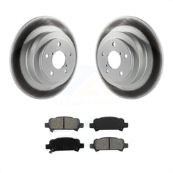 Rear Coated Disc Brake Rotors And Semi-Metallic Pads Kit For Subaru Outback Legacy Baja KGS-101295