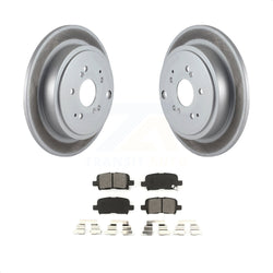 Rear Coated Disc Brake Rotors And Semi-Metallic Pads Kit For Honda Pilot Acura MDX KGS-101299