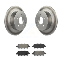 Rear Coated Disc Brake Rotors And Semi-Metallic Pads Kit For Nissan Altima Sentra Maxima Juke KGS-101302