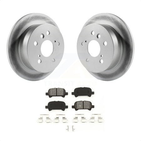 Rear Coated Disc Brake Rotors And Semi-Metallic Pads Kit For Toyota Camry Avalon Solara KGS-101304 by Transit Auto