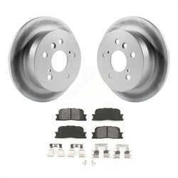 Rear Coated Disc Brake Rotors And Semi-Metallic Pads Kit For Toyota Camry Lexus ES330 ES300 KGS-101305