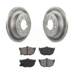Rear Coated Disc Brake Rotors And Semi-Metallic Pads Kit For 2003-2008 Hyundai Tiburon KGS-101306