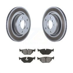 Rear Coated Disc Brake Rotors And Semi-Metallic Pads Kit For BMW 325i 325Ci 328i 323i 323Ci 328is 328Ci KGS-101316