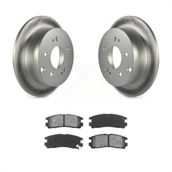 Rear Coated Disc Brake Rotors And Semi-Metallic Pads Kit For Mitsubishi Galant Eclipse KGS-101331