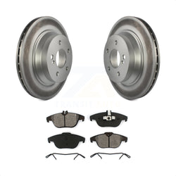 Rear Coated Disc Brake Rotors And Semi-Metallic Pads Kit For Mercedes-Benz GLK350 E350 GLK250 KGS-101336