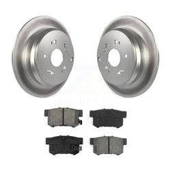 Rear Coated Disc Brake Rotors And Semi-Metallic Pads Kit For Acura RDX KGS-101344
