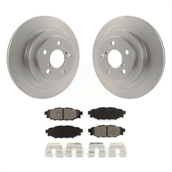 Rear Coated Disc Brake Rotors And Semi-Metallic Pads Kit For Subaru Legacy KGS-101353