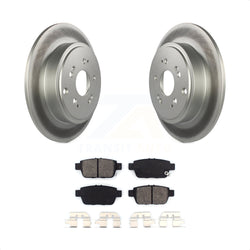 Rear Coated Disc Brake Rotors And Semi-Metallic Pads Kit For 2006-2014 Honda Ridgeline KGS-101355