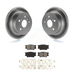 Rear Coated Disc Brake Rotors And Semi-Metallic Pads Kit For Toyota Camry Lexus ES350 Avalon KGS-101379