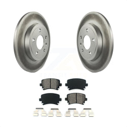 Rear Coated Disc Brake Rotors And Semi-Metallic Pads Kit For Audi A4 Quattro KGS-101380