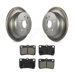 Rear Coated Disc Brake Rotors And Semi-Metallic Pads Kit For Lexus IS250 KGS-101389