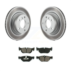 Rear Coated Disc Brake Rotors And Semi-Metallic Pads Kit For BMW 328i 325i 323i KGS-101391
