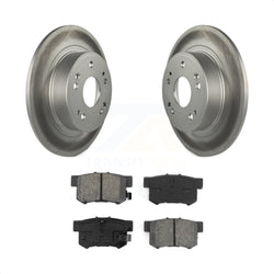 Rear Coated Disc Brake Rotors And Semi-Metallic Pads Kit For Honda Accord Acura ILX KGS-101403
