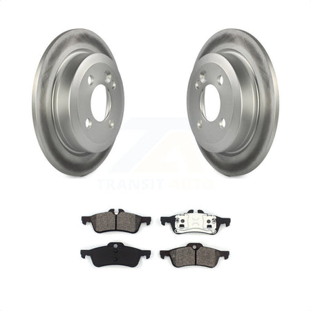 Rear Coated Disc Brake Rotors And Semi-Metallic Pads Kit For Mini Cooper KGS-101412 by Transit Auto