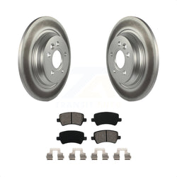 Rear Coated Disc Brake Rotors And Semi-Metallic Pads Kit For Volvo S60 XC70 S80 V60 Cross Country V70 KGS-101414
