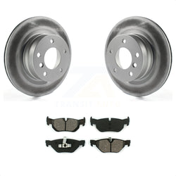 Rear Coated Disc Brake Rotors And Semi-Metallic Pads Kit For 2008-2013 BMW 128i KGS-101429