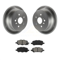 Rear Coated Disc Brake Rotors And Semi-Metallic Pads Kit For 2009-2016 Toyota Venza KGS-101434