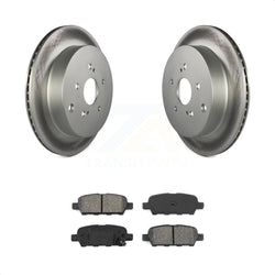 Rear Coated Disc Brake Rotors And Semi-Metallic Pads Kit For 2009-2013 Suzuki Grand Vitara KGS-101437
