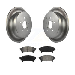 Rear Coated Disc Brake Rotors And Semi-Metallic Pads Kit For Toyota Highlander Sienna Lexus RX350 RX450h KGS-101440