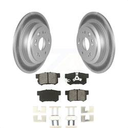 Rear Coated Disc Brake Rotors And Semi-Metallic Pads Kit For Honda Crosstour Accord KGS-101460