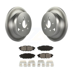 Rear Coated Disc Brake Rotors And Semi-Metallic Pads Kit For Subaru Forester Impreza Crosstrek XV KGS-101467