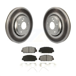 Front Coated Disc Brake Rotors And Semi-Metallic Pads Kit For Honda Civic Accord Acura ILX KGS-101592