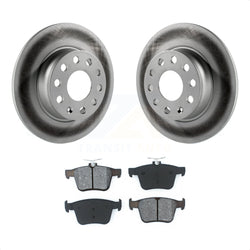 Rear Coated Disc Brake Rotors And Semi-Metallic Pads Kit For Audi A3 Quattro Volkswagen e-Golf Sportback e-tron KGS-101685
