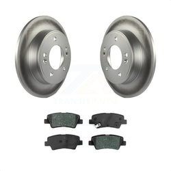 Rear Coated Disc Brake Rotors And Semi-Metallic Pads Kit For Hyundai Elantra Kia Soul Venue KGS-101687