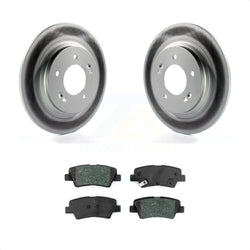 Rear Coated Disc Brake Rotors And Semi-Metallic Pads Kit For Kia Niro Hyundai Ioniq Soul EV KGS-101691
