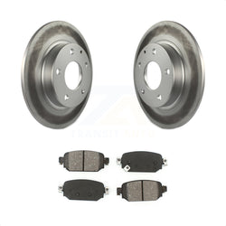 Rear Coated Disc Brake Rotors And Semi-Metallic Pads Kit For Mazda 3 CX-3 Sport KGS-101693