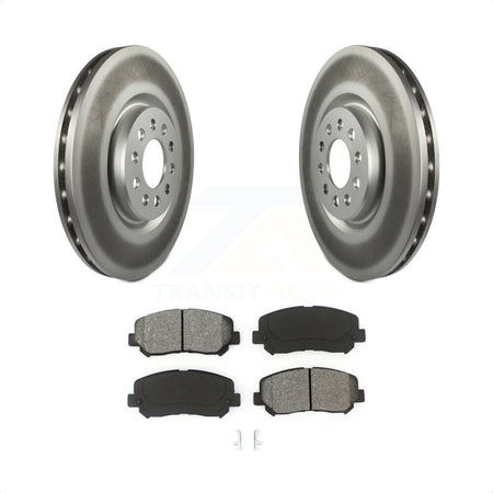 Front Coated Disc Brake Rotors And Semi-Metallic Pads Kit For Jeep Cherokee Chrysler 200 KGS-101765 by Transit Auto