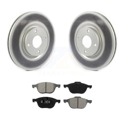 Front Coated Disc Brake Rotors And Semi-Metallic Pads Kit For 2018-2022 Ford EcoSport KGS-101787
