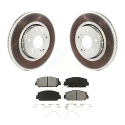 Front Coated Disc Brake Rotors And Semi-Metallic Pads Kit For Acura RLX KGS-101798