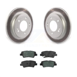 Rear Coated Disc Brake Rotors And Semi-Metallic Pads Kit For Hyundai Elantra Kia Niro Ioniq KGS-101873