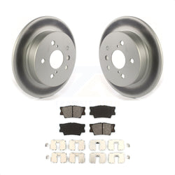 Rear Coated Disc Brake Rotors And Semi-Metallic Pads Kit For Toyota Camry KGS-101874