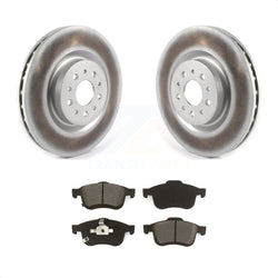 Front Coated Disc Brake Rotors And Semi-Metallic Pads Kit For 2015-2019 Ram ProMaster City KGS-101912