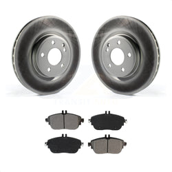 Front Coated Disc Brake Rotors And Semi-Metallic Pads Kit For Mercedes-Benz GLA250 CLA250 INFINITI QX30 KGS-101929