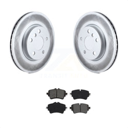 Front Coated Disc Brake Rotors And Semi-Metallic Pads Kit For Mini Cooper Clubman KGS-101931