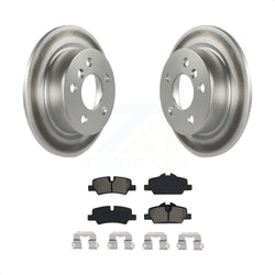 Rear Coated Disc Brake Rotors And Semi-Metallic Pads Kit For Mini Cooper KGS-102022