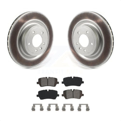 Rear Coated Disc Brake Rotors And Semi-Metallic Pads Kit For Land Rover Range Sport Discovery KGS-102027