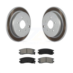 Rear Coated Disc Brake Rotors And Semi-Metallic Pads Kit For Buick Rendezvous Chevrolet Venture Pontiac Montana Aztek Oldsmobile Silhouette KGS-102046