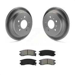 Rear Coat Disc Brake Rotor Semi-Metallic Pad Kit For Chevrolet Impala Buick Pontiac Century Grand Am Monte Carlo Oldsmobile Prix Venture Alero Regal Intrigue LaCrosse Montana KGS-102048