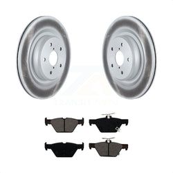 Rear Coated Disc Brake Rotors And Semi-Metallic Pads Kit For 2019-2022 Subaru Ascent KGS-102303