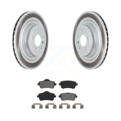 Rear Coated Disc Brake Rotors And Semi-Metallic Pads Kit For Mercedes-Benz GLS450 GL450 GLS550 GL350 GL550 ML400 ML250 ML63 AMG GLS350d KGS-102313