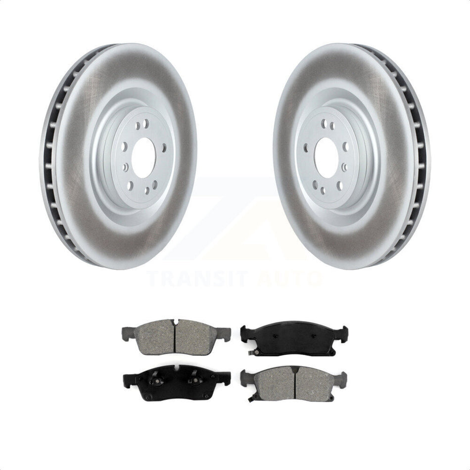 Front Coated Disc Brake Rotors And Semi-Metallic Pads Kit For Mercedes-Benz ML350 GLS450 GL450 GL350 ML400 ML250 KGS-102333