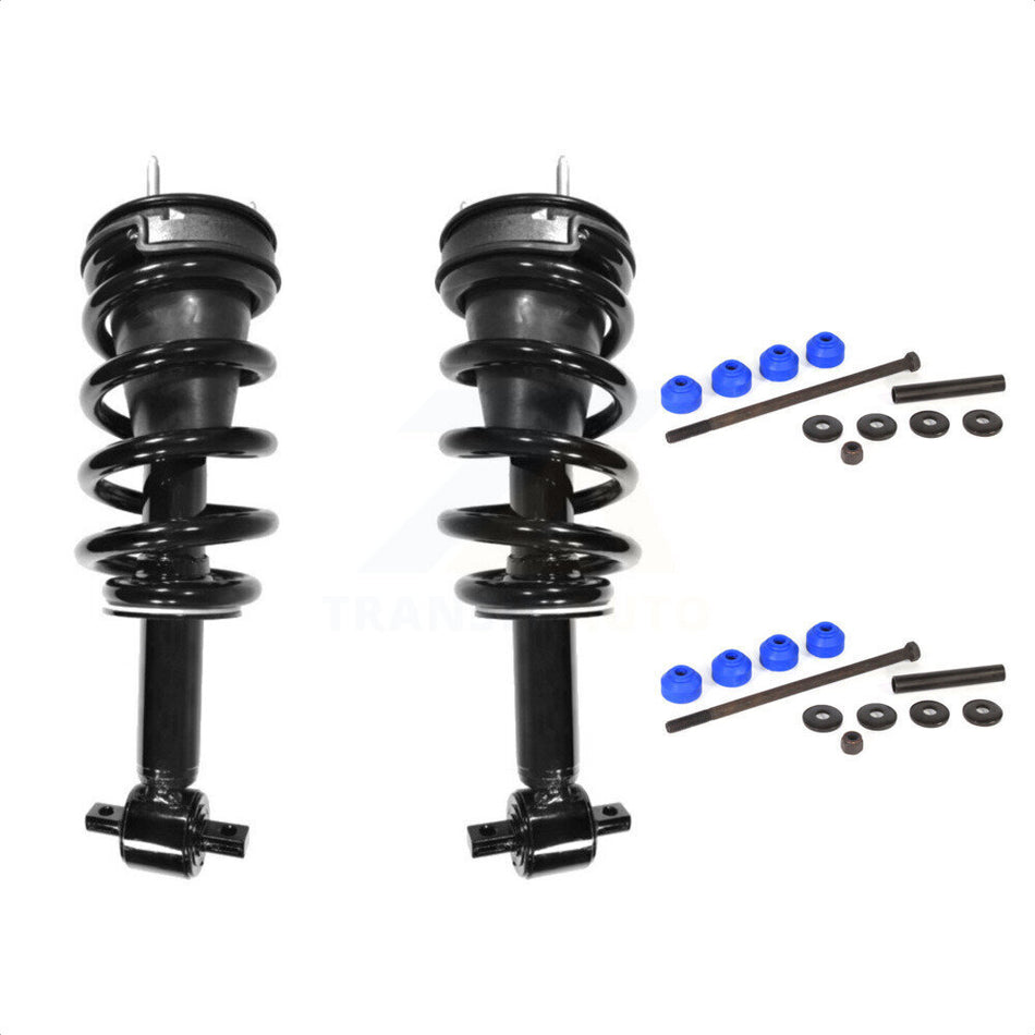 Front Complete Shock Assembly And TOR Link Kit For Chevrolet Tahoe GMC Yukon Cadillac Suburban 1500 Escalade XL Avalanche ESV KSS-100522 by Transit Auto