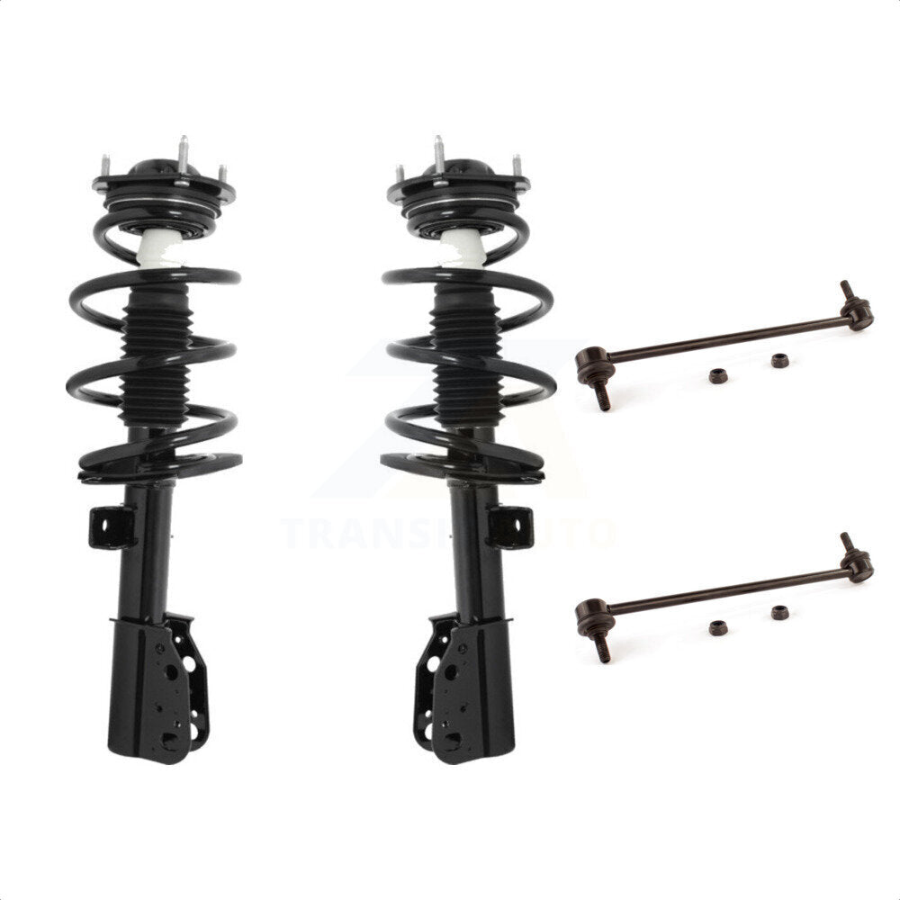 Front Complete Shock Assembly And TOR Link Kit For Chevrolet Traverse GMC Acadia Buick Enclave Limited KSS-100527 by Transit Auto