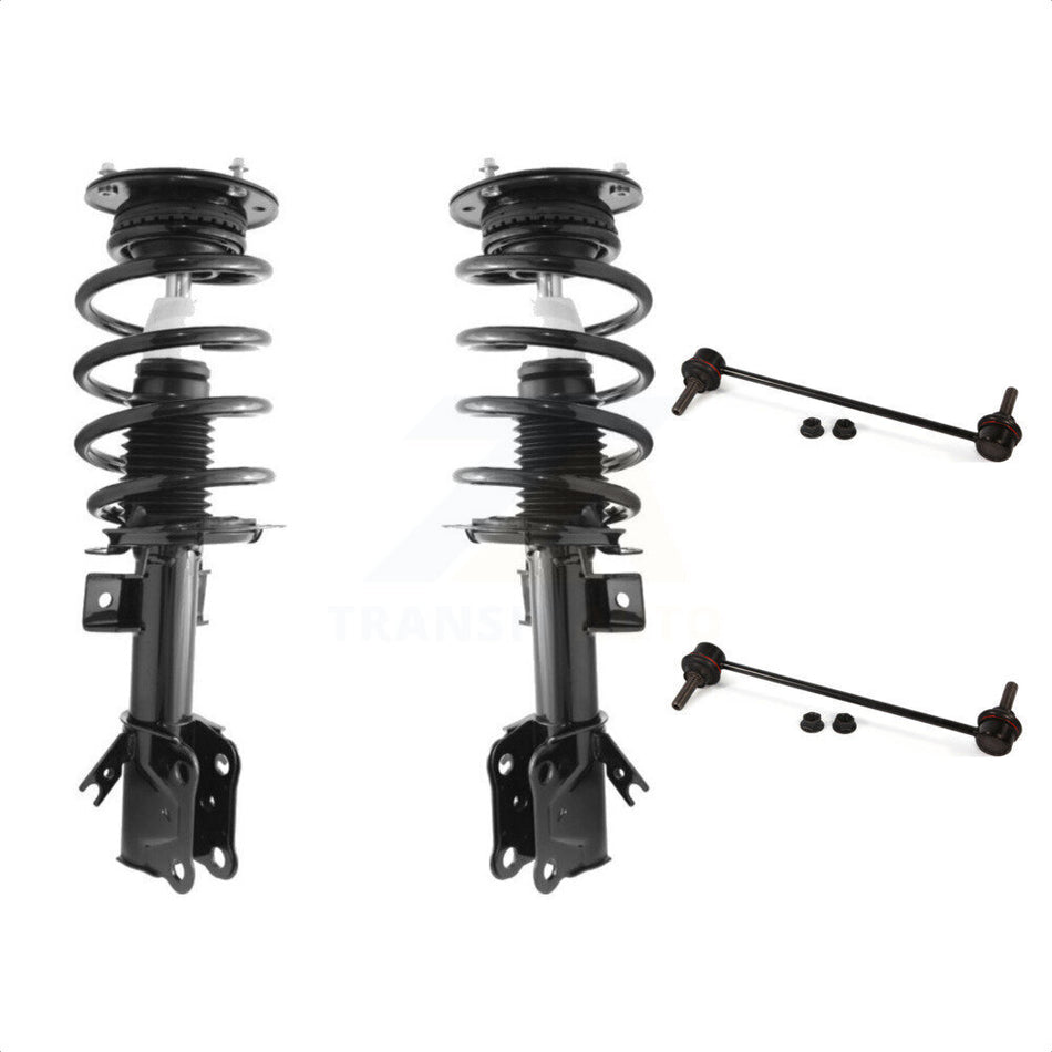 Front Complete Shock Assembly And TOR Link Kit For Ford Fusion KSS-100531 by Transit Auto